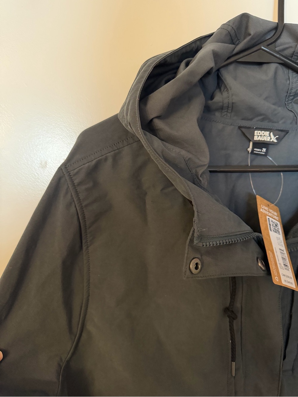 NWT 2X Eddie Bauer Trekker Trench Raincoat